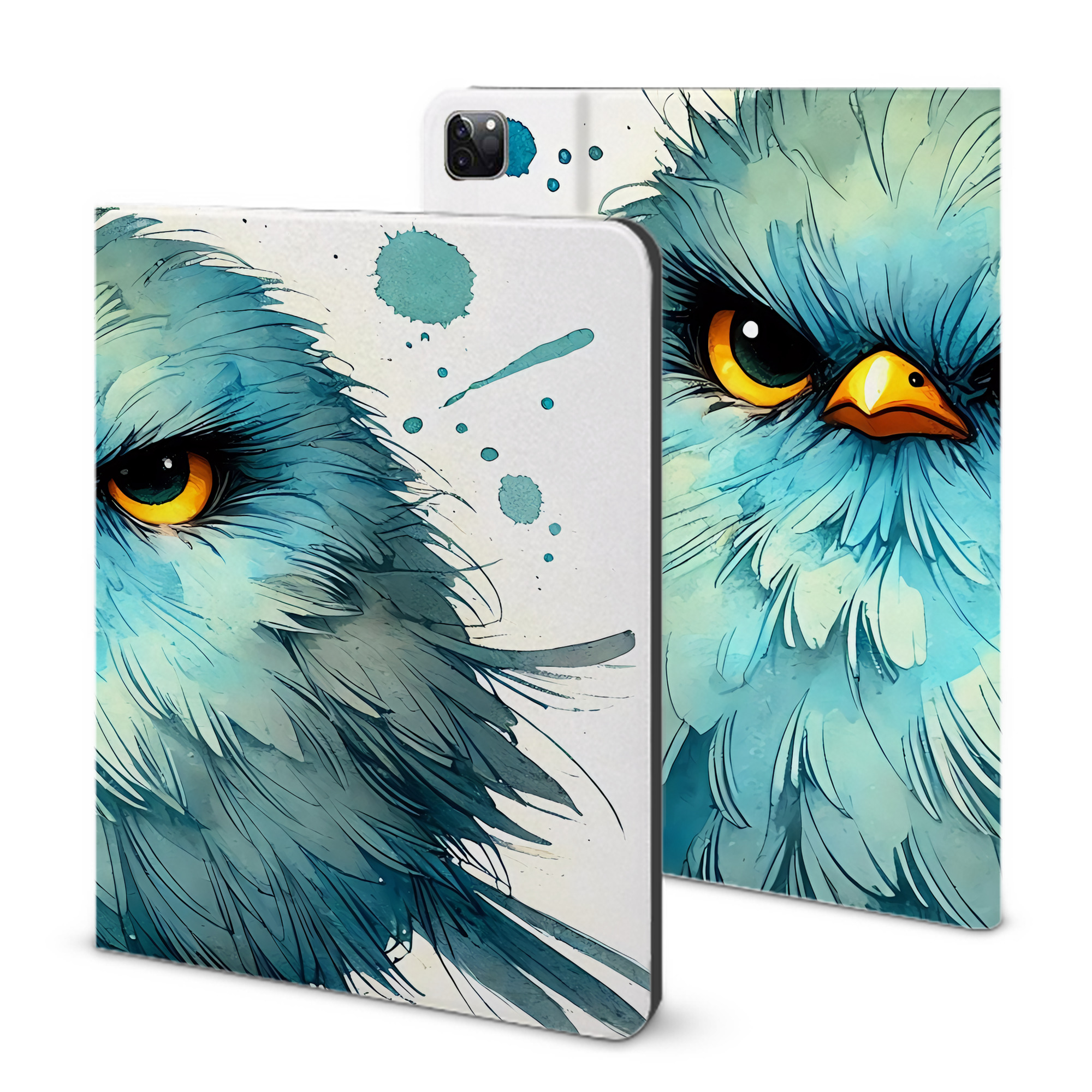 （画像用） Angry Birds アングリーバード IPad ケース ブック型 PUレザー TPU 耐衝撃 軽量 薄型 ペン収納なし 全面保護 IPad 各モデル対応